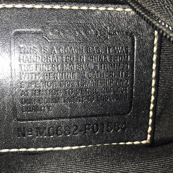 Grey/Black Coach Crossbody - Picture 5 of 5